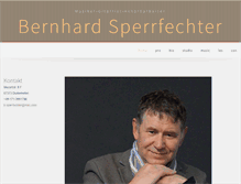 Tablet Screenshot of bernhardsperrfechter.com